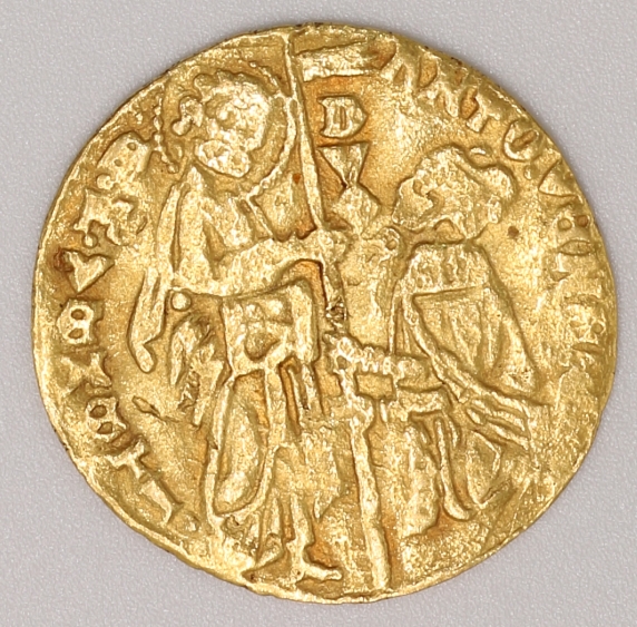 Republic of Venice Antonio Venier Ducato Gold Coin 威尼斯共和國 安東尼奧·維尼爾 達克特金幣